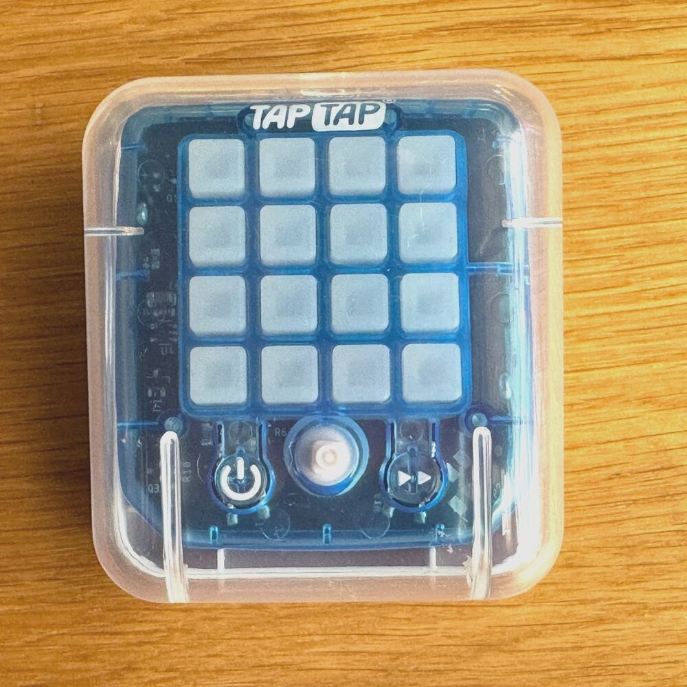 TapTap® Mini Smart Fidget Toy Electronic Game from Flycatcher Toys, Blue